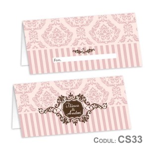 Place Card nunta CS33